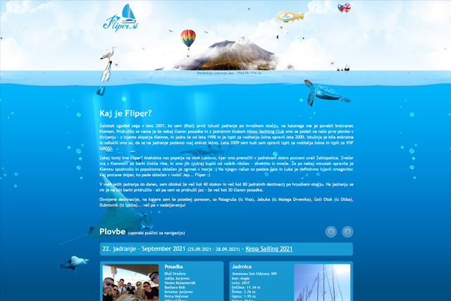 Sailing adventures Fliper